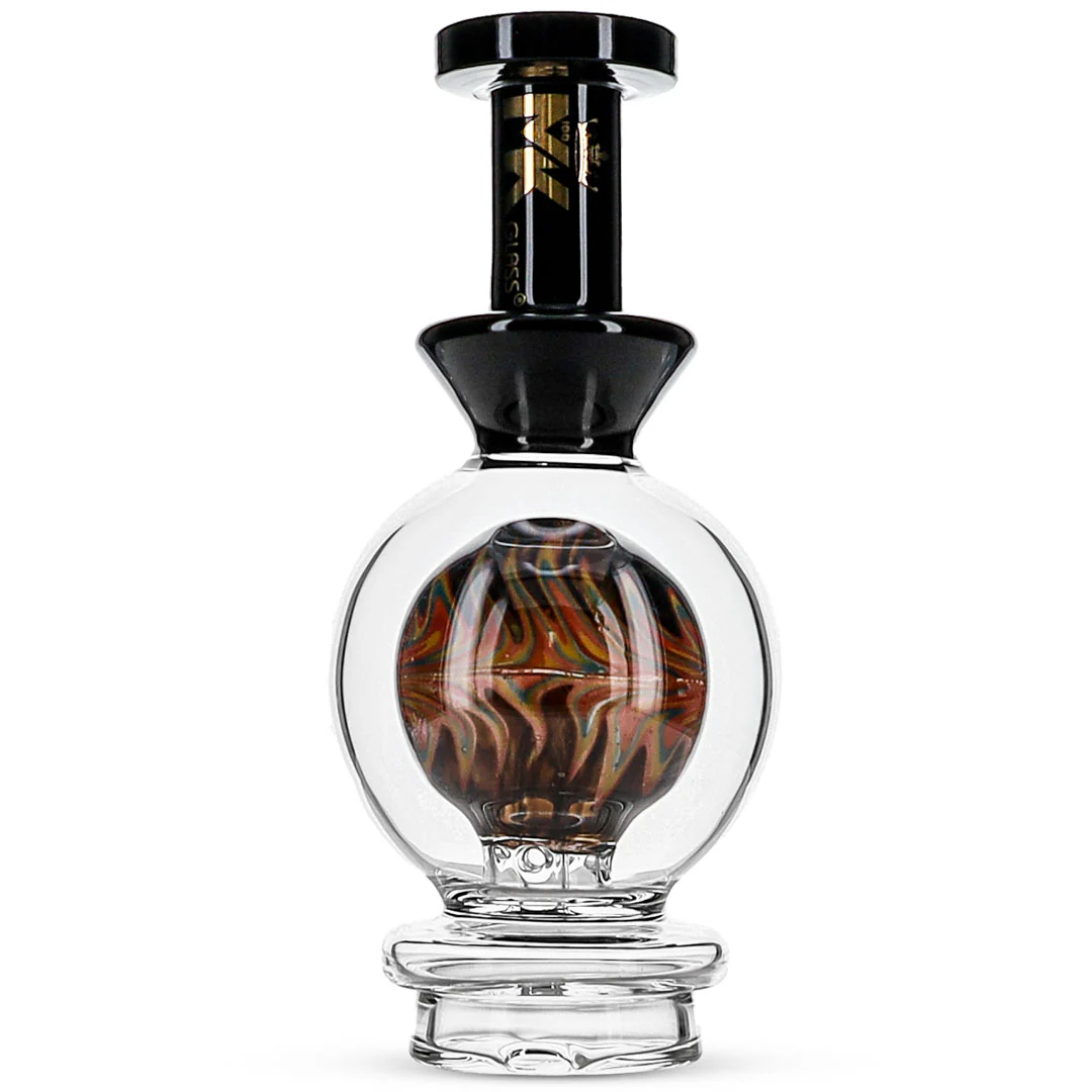 MK100 Glass Wigwag Sphere Puffco Tops - Image 6