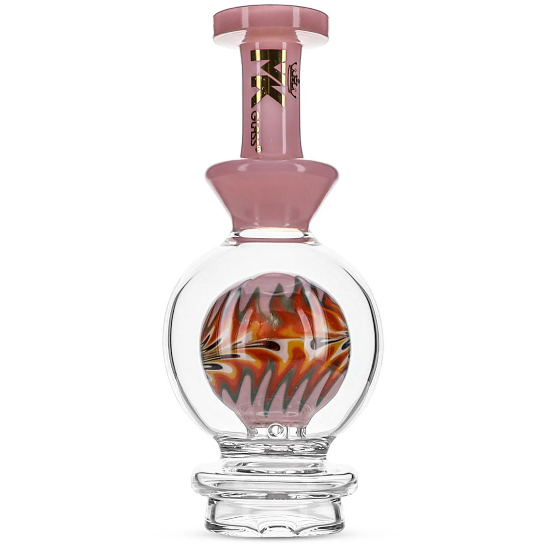 MK100 Glass Wigwag Sphere Puffco Tops - Image 9