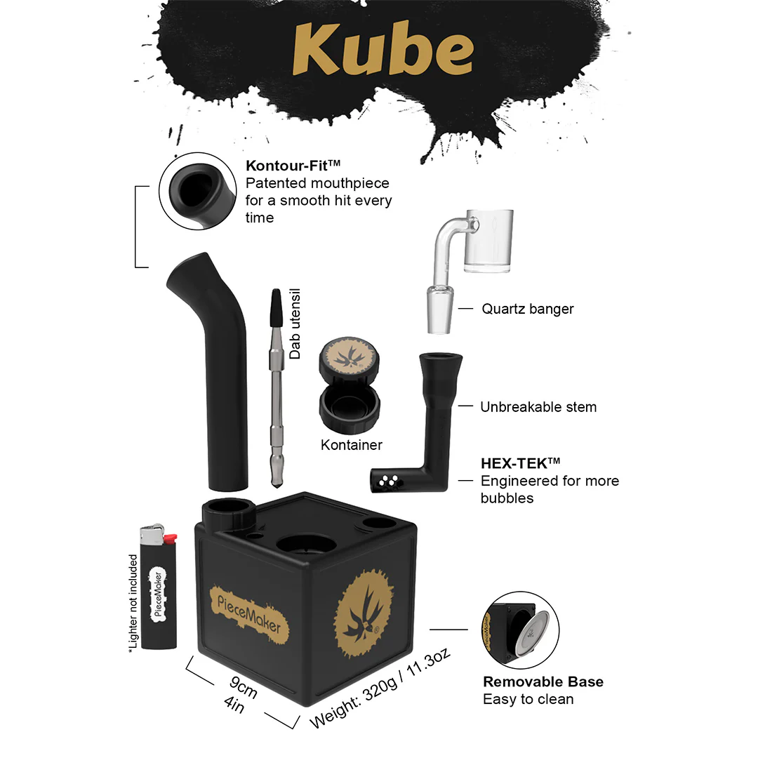 PieceMaker Kube Silicone Dab Rigs - Image 9