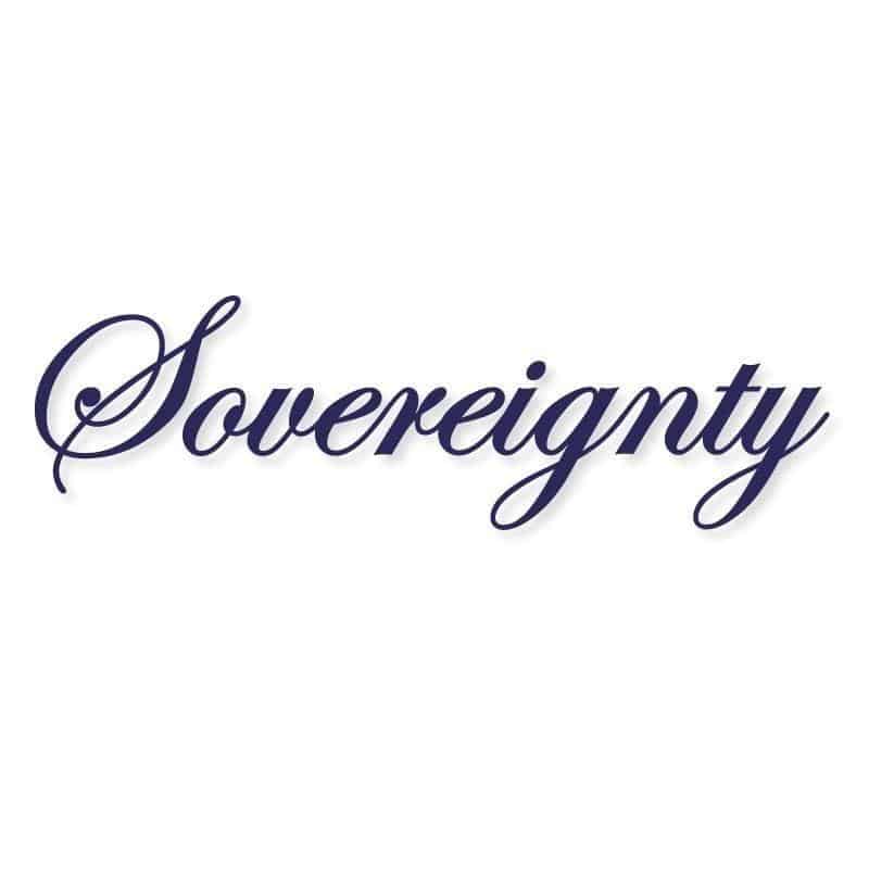 Sovereignty Glass Large Logo Stickers - Image 3